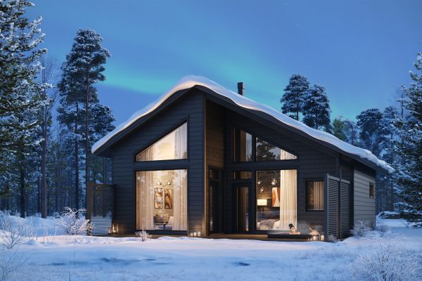 Lumo cottages in Iisakki Village, Ruka-Kuusamo