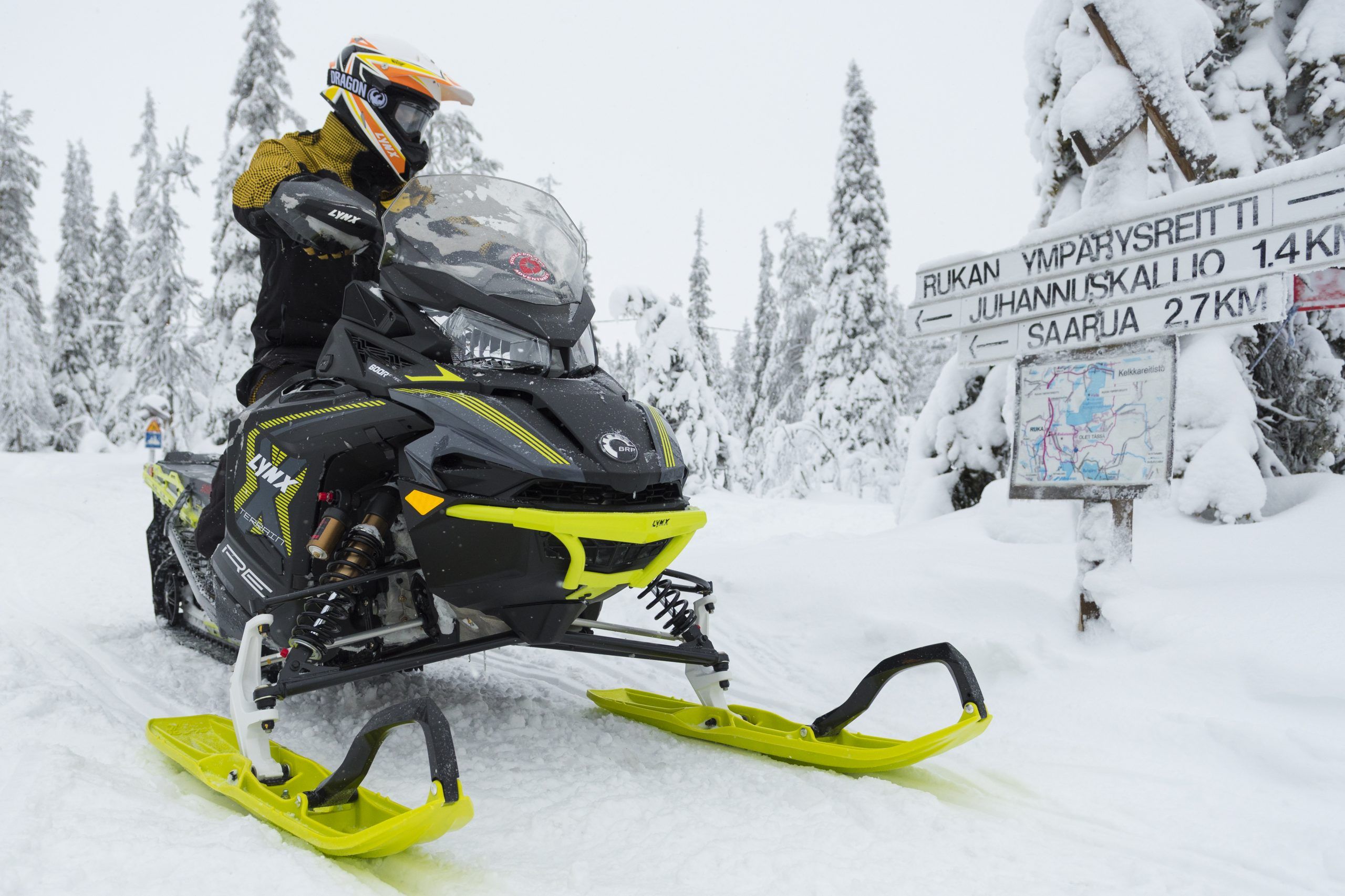 Ruka-Kuusamon moottorikelkkareitit - Stella Polaris adventures - Kelkkavuokraus ruka